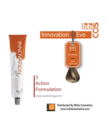 Innovation Hair Color 100 ml- 8.01